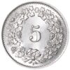 5 Rappen, 1943, Stempelglanz