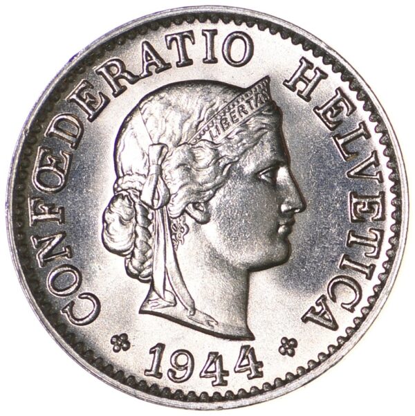 25556_1 5 Rappen, 1944, Stempelglanz