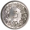 5 Rappen, 1944, Stempelglanz