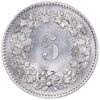5 Rappen, 1958, Stempelglanz