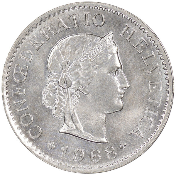 25594_1 5 Rappen, 1968, Stempelglanz