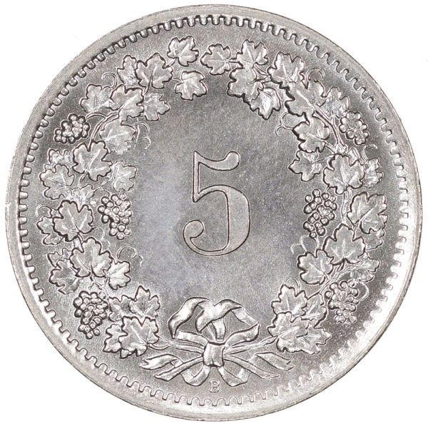 5 Rappen, 1968, Stempelglanz