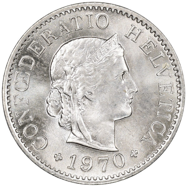 25596_1 5 Rappen, 1970, Stempelglanz