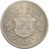 10 Rappen, 1850, unz/stgl