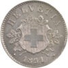 10 Rappen, 1851, unz/stgl