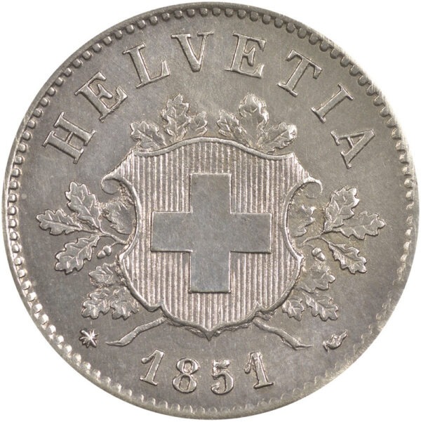 25608_1 10 Rappen, 1851, unz/stgl