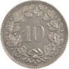 10 Rappen, 1851, unz/stgl