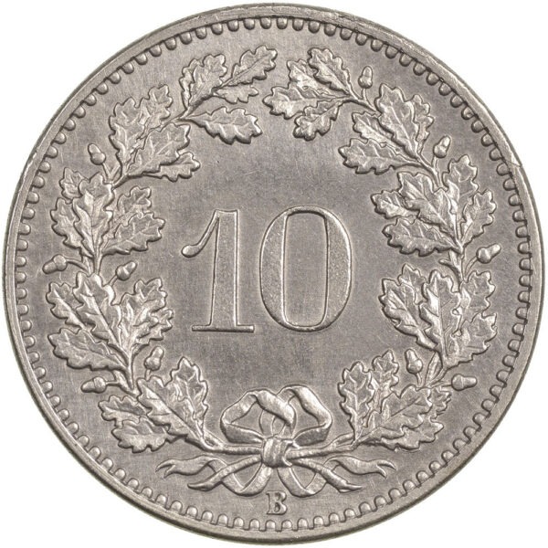 10 Rappen, 1871, unz/stgl