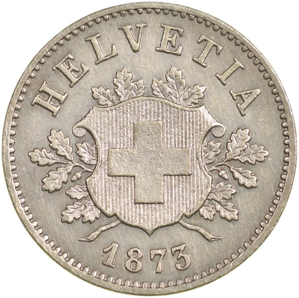 25613_1 10 Rappen, 1873, unzirkuliert