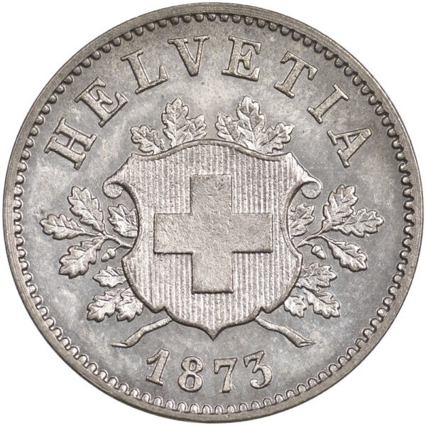 25615_1 10 Rappen, 1873, Stempelglanz