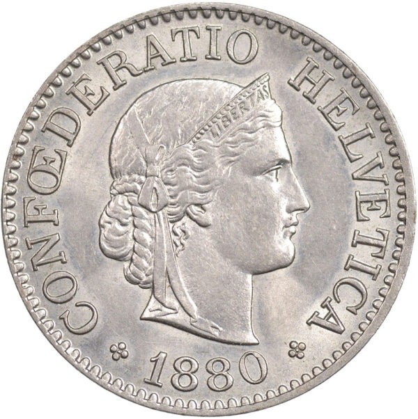25629_1 10 Rappen, 1880, unz/stgl