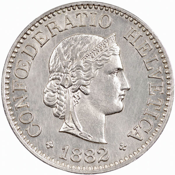 25636_1 10 Rappen, 1882, unz/stgl