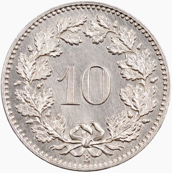 10 Rappen, 1882, unz/stgl