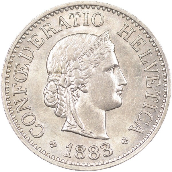 25640_1 10 Rappen, 1883, unz/stgl
