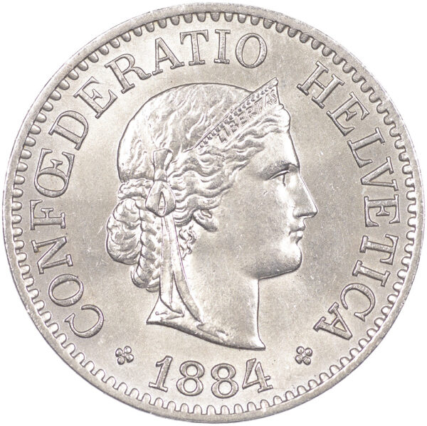 25643_1 10 Rappen, 1884, unz/stgl