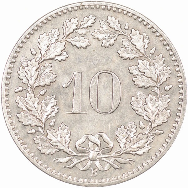 10 Rappen, 1894, unz/stgl
