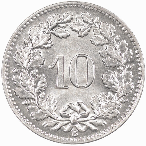 10 Rappen, 1895, unzirkuliert