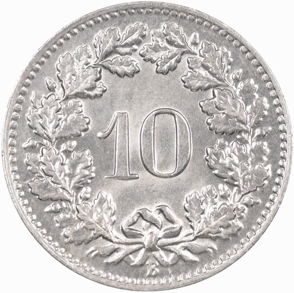 10 Rappen, 1895, unz/stgl