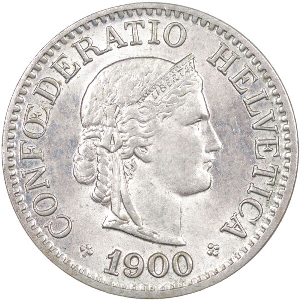 10 Rappen, 1900, unzirkuliert