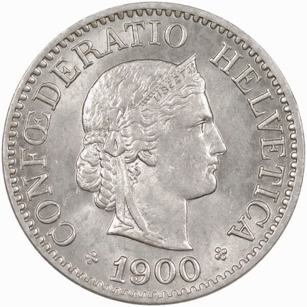 10 Rappen, 1900, unz/stgl