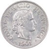 10 Rappen, 1901, Stempelglanz