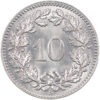 10 Rappen, 1901, Stempelglanz
