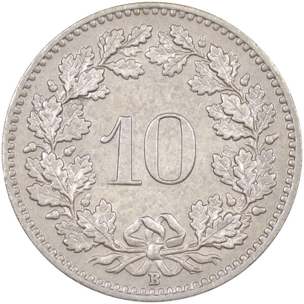 10 Rappen, 1902, unzirkuliert