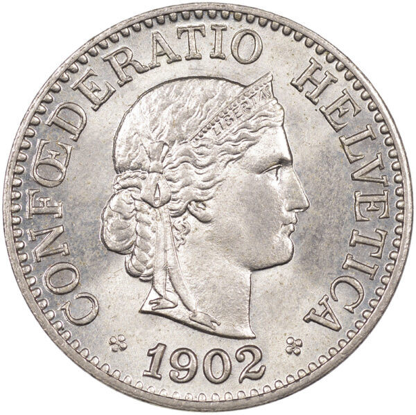 10 Rappen, 1902, Stempelglanz
