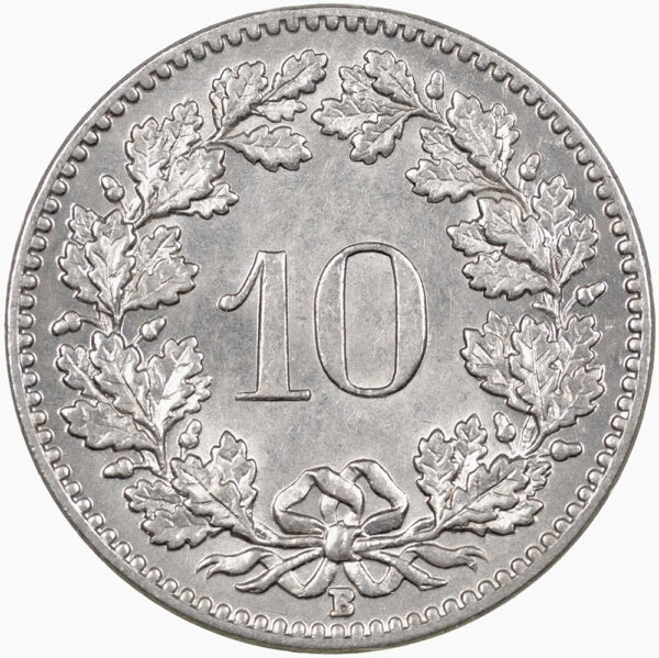 10 Rappen, 1904, unzirkuliert