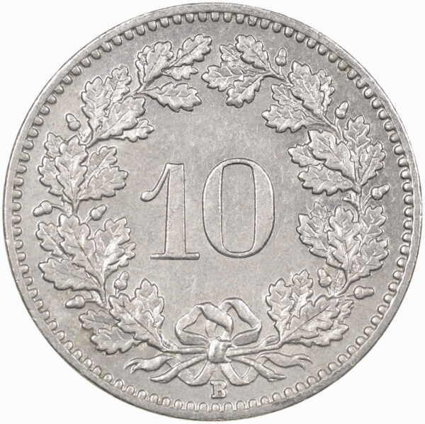 10 Rappen, 1906, unzirkuliert