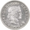 10 Rappen, 1906, Stempelglanz