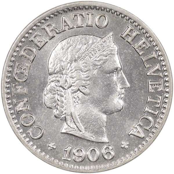 25684_1 10 Rappen, 1906, Stempelglanz