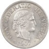 10 Rappen, 1907, unzirkuliert