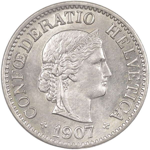 25686_1 10 Rappen, 1907, unzirkuliert