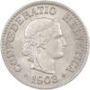 10 Rappen, 1908, unzirkuliert