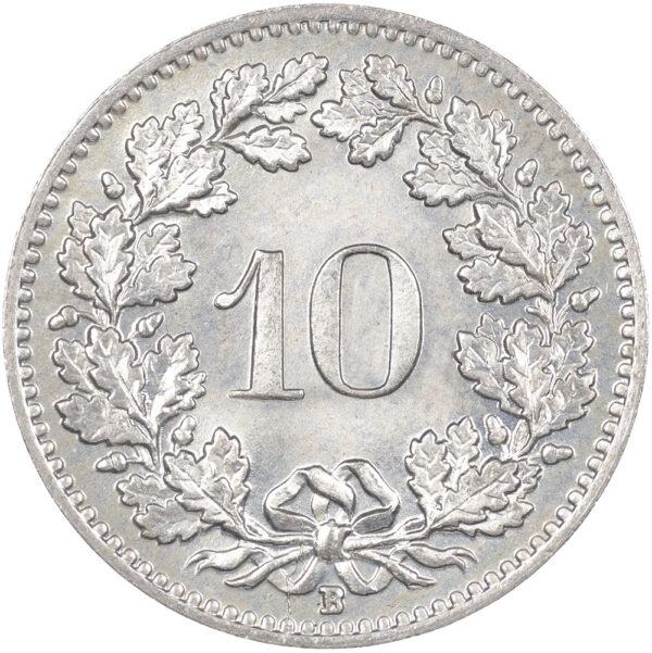 10 Rappen, 1909, unz/stgl