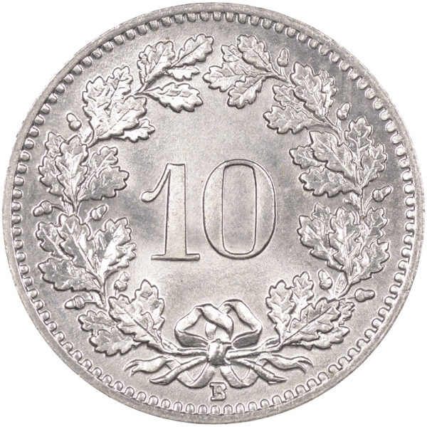 10 Rappen, 1909, Stempelglanz