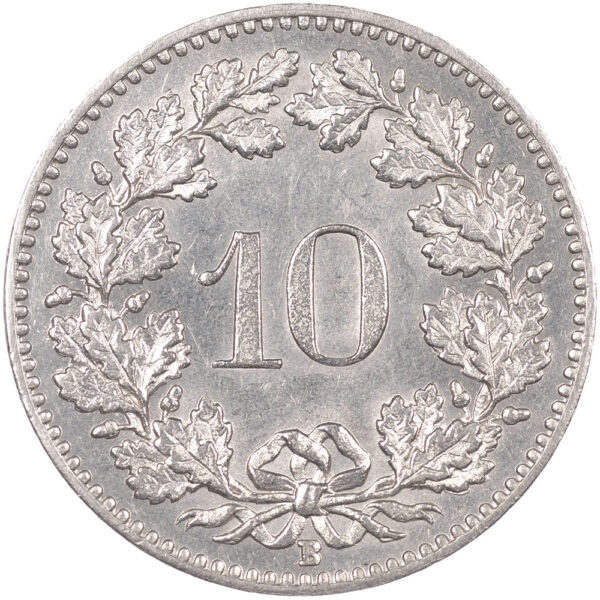 10 Rappen, 1911, unzirkuliert