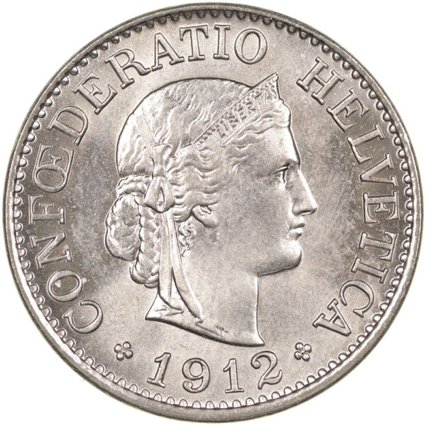 25698_1 10 Rappen, 1912, Stempelglanz