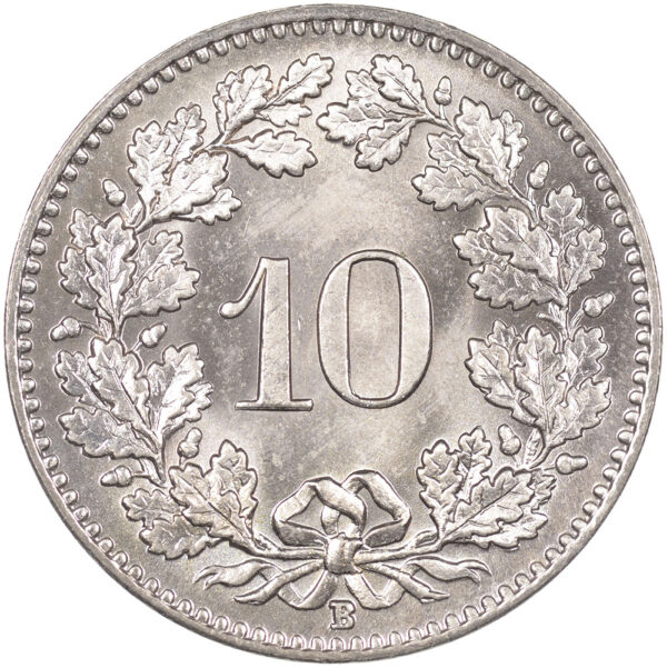 10 Rappen, 1912, Stempelglanz