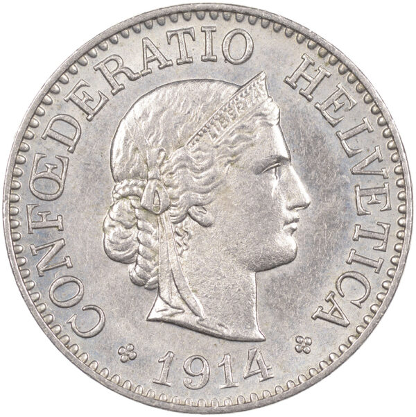 25701_1 10 Rappen, 1914, unzirkuliert