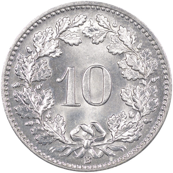 10 Rappen, 1914, Stempelglanz