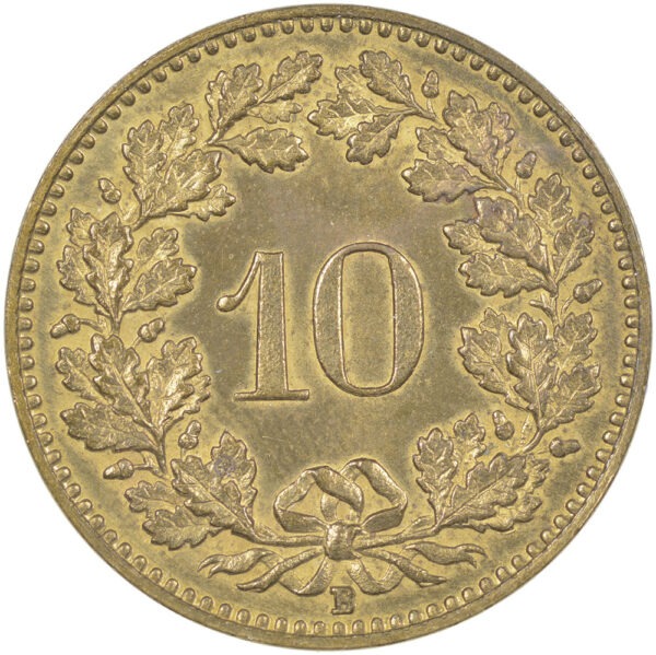 10 Rappen, 1918, unzirkuliert