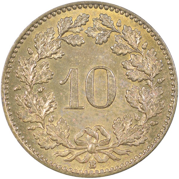 10 Rappen, 1918, unz/stgl