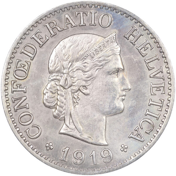 25710_1 10 Rappen, 1919, unzirkuliert