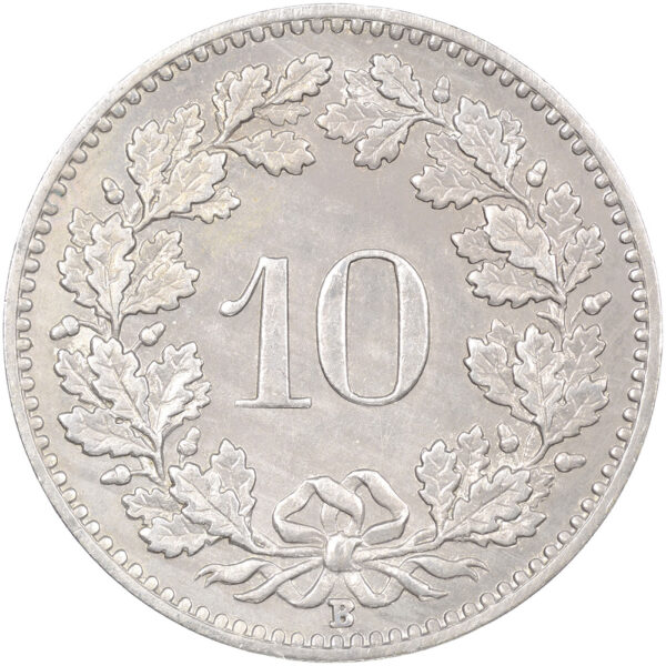 10 Rappen, 1919, unzirkuliert