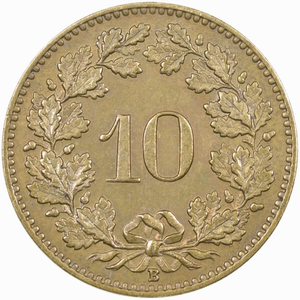 10 Rappen, 1919, unz/stgl