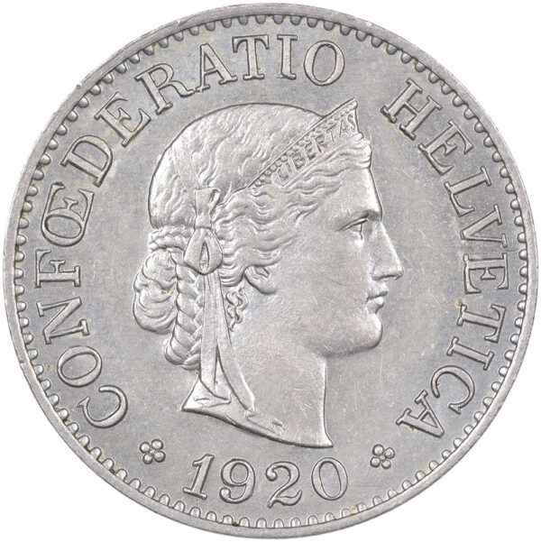 25714_1 10 Rappen, 1920, unzirkuliert