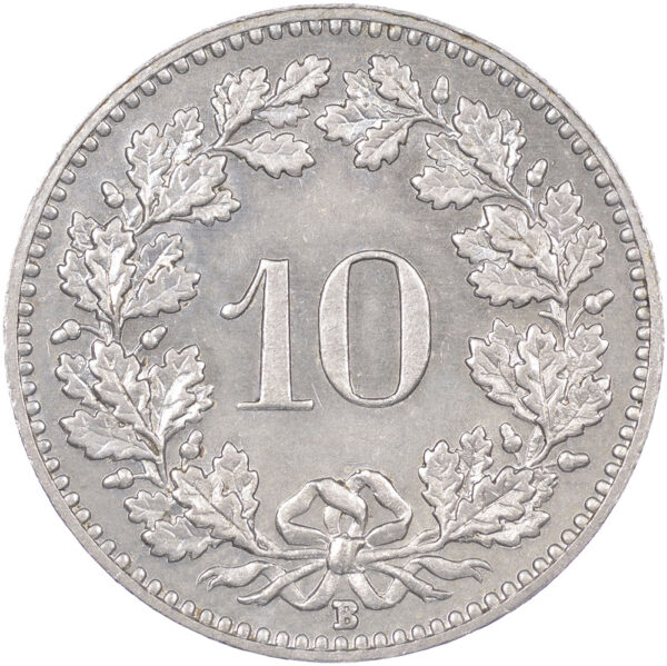 10 Rappen, 1920, unzirkuliert