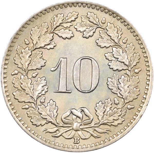 10 Rappen, 1921, unz/stgl